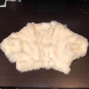 Costa Blanca rabbit fur bolero